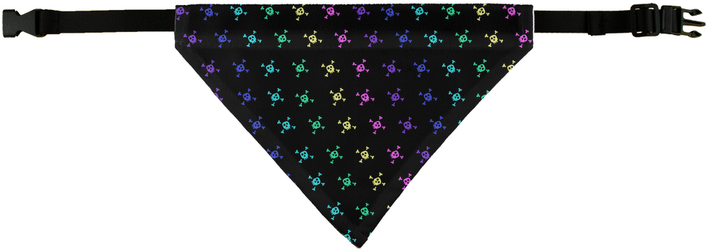 Rainbow Skulls ﻿pet Bandana (1024x1024), Png Download