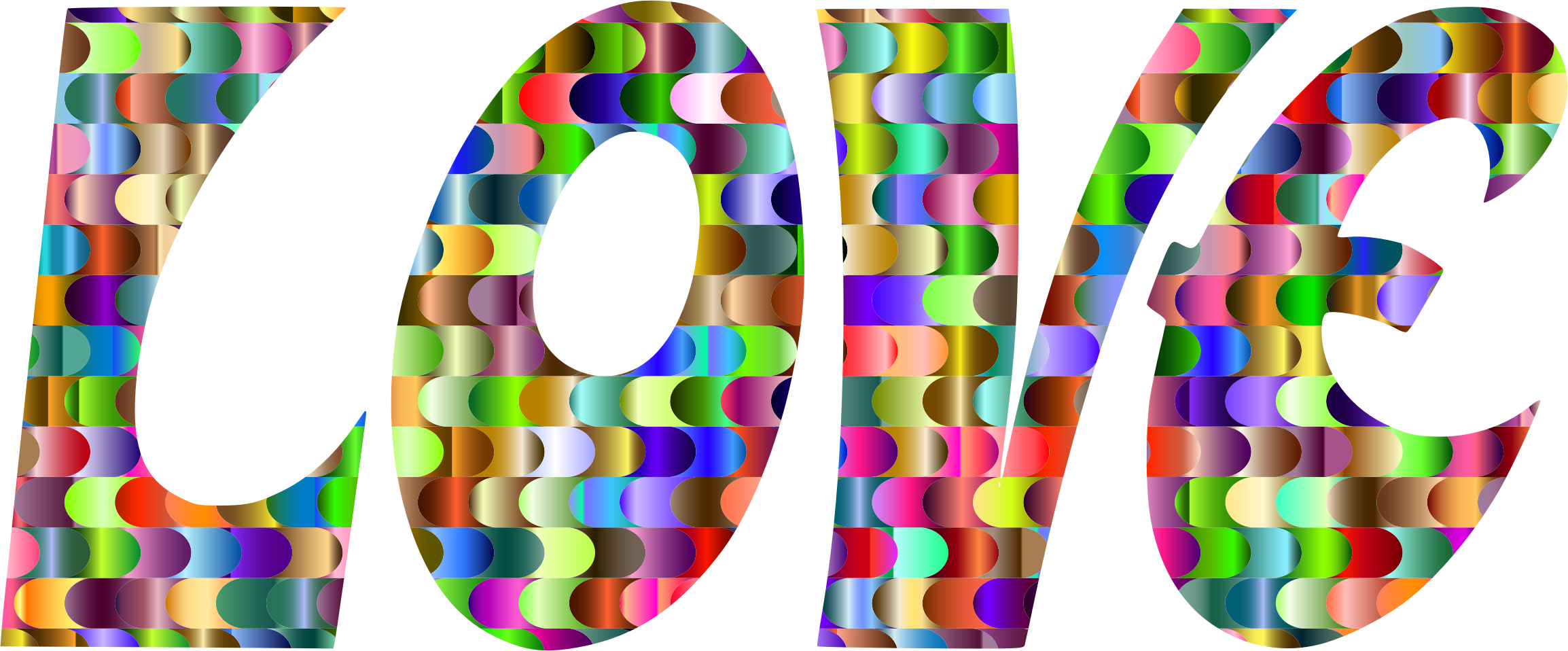 This Free Icons Png Design Of Prismatic Interlocking (2308x958), Png Download