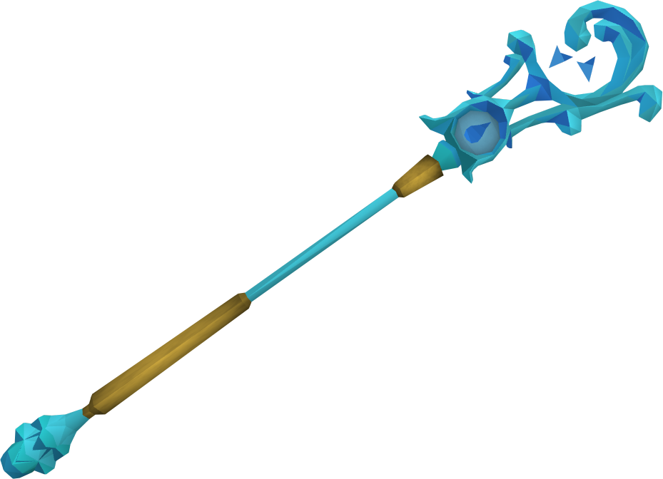 Mystic Water Staff (929x672), Png Download