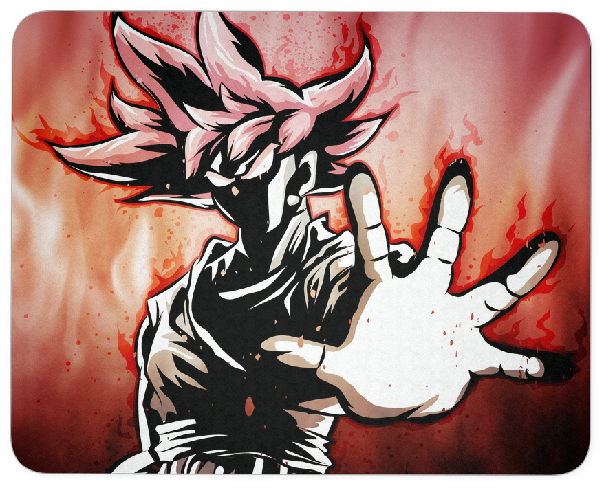 Super Saiyan - Goku Rose - Mouse Pad - Tl00952mp (1024x1024), Png Download