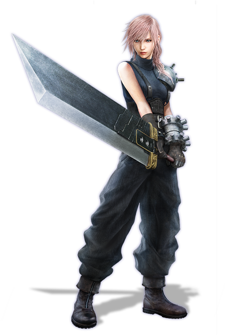 Lightning Returns Soldier 1st Class Cutout (497x685), Png Download