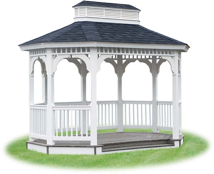Gazebo Png (698x571), Png Download