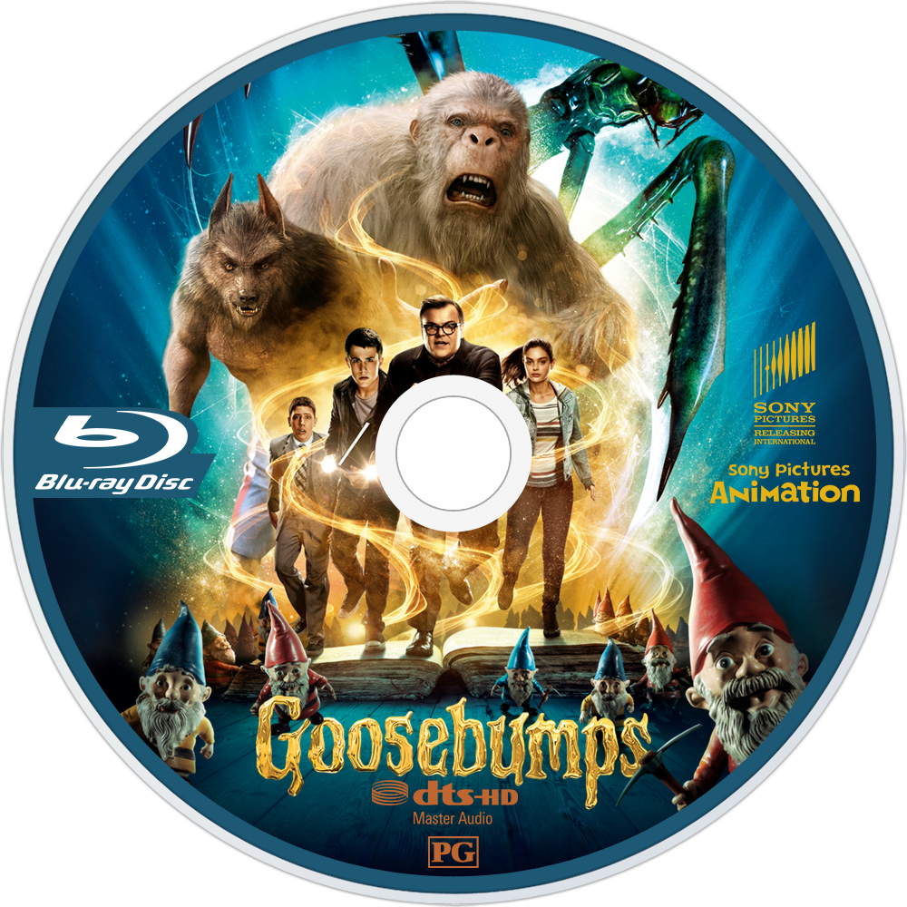 Goosebumps Bluray Disc Image (1000x1000), Png Download