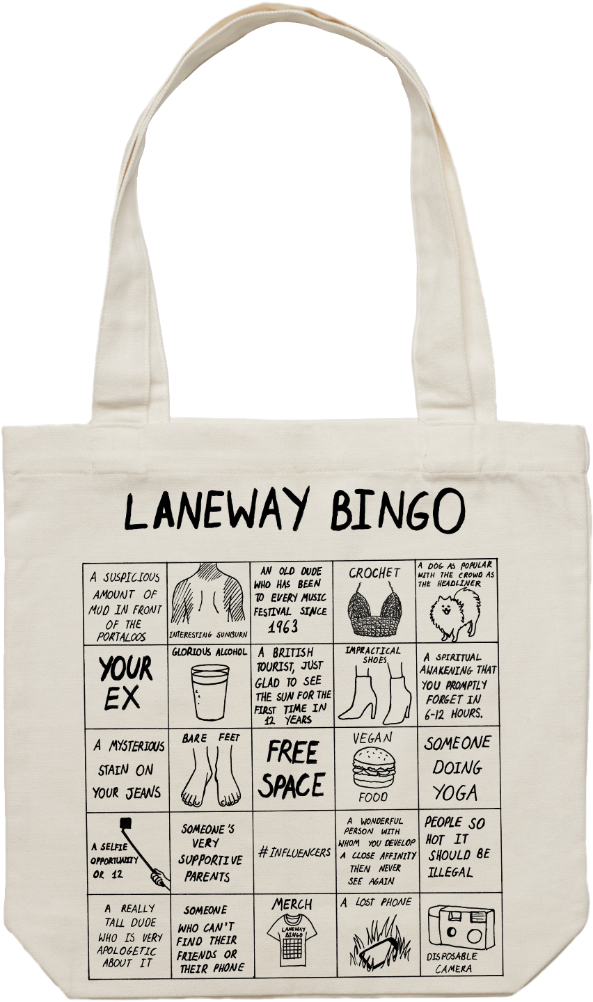 Natalya Lobanova Laneway Bingo Tote (1600x1600), Png Download