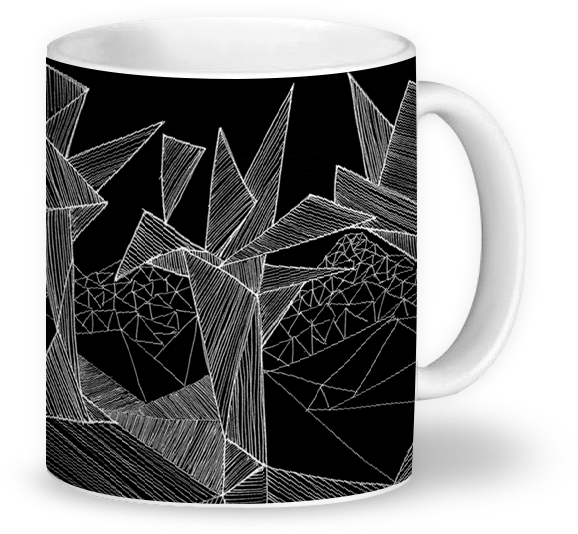 Caneca Coqueiro Linha Invertido De Giulia Simokomakina (800x800), Png Download