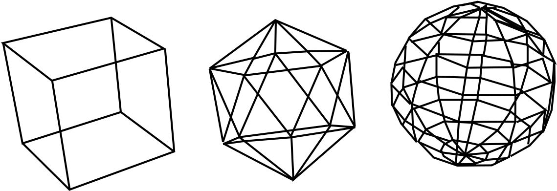 Icosahedron Png (1200x486), Png Download