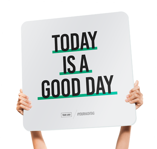 Fun Church Welcome Signs Today Is A Good Day (667x500), Png Download