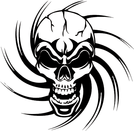 Caveira Em Png (559x566), Png Download