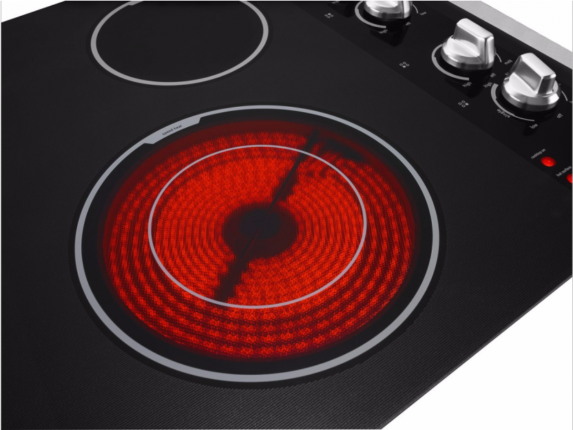 Maytag® 30" Electric Cooktop Black Mec7430bb (1279x623), Png Download