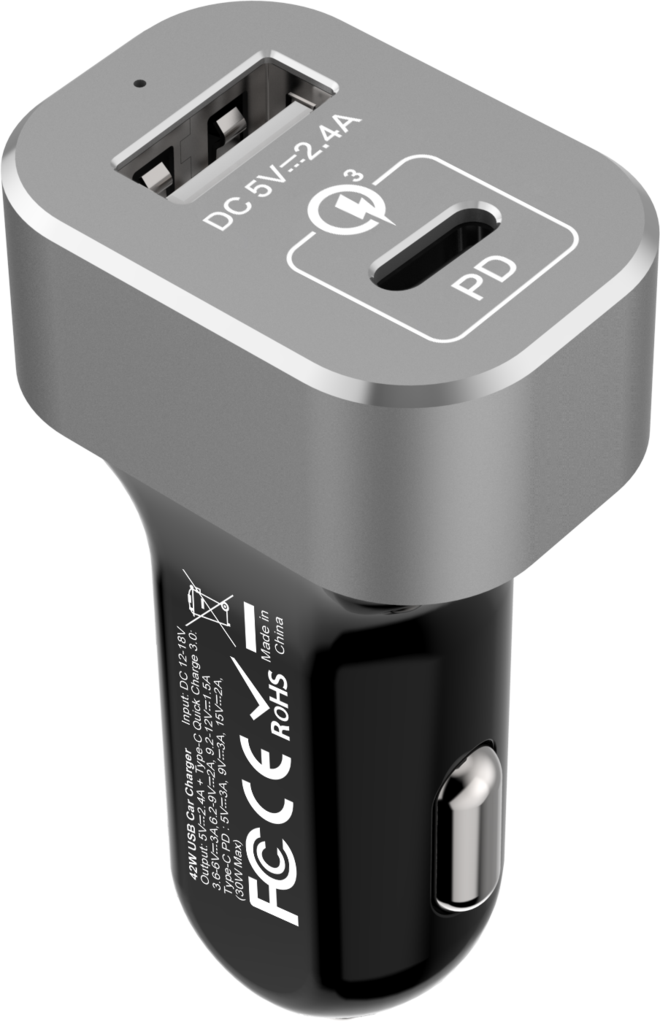 Powerbot® Pb511 42w 2 Port Type C Pd/usb (660x1024), Png Download