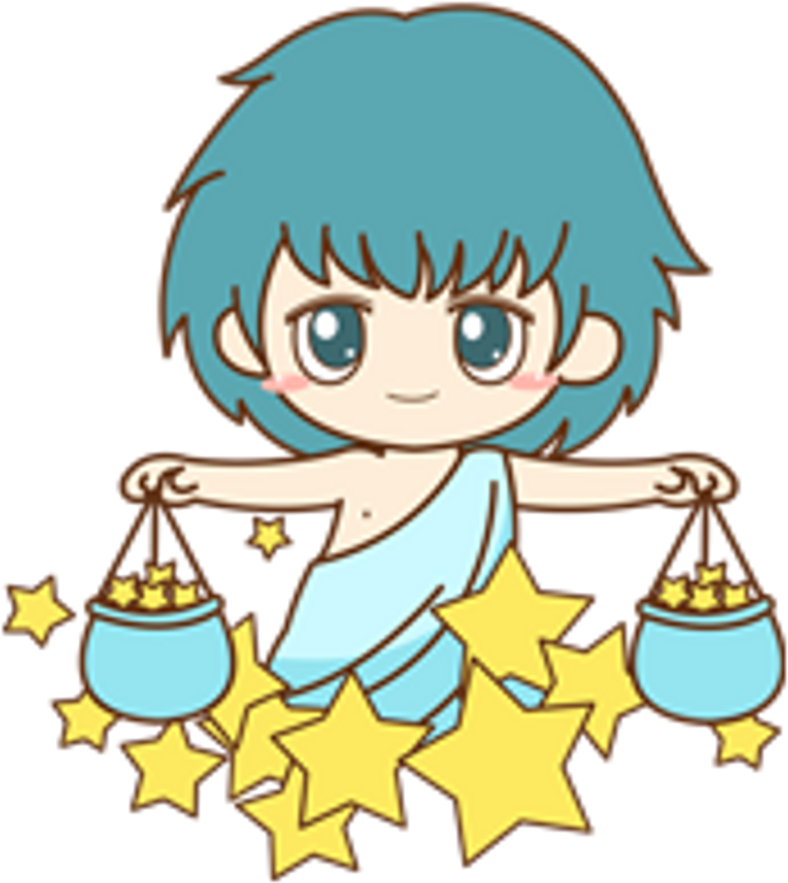 Constellation Cute Libra Scales Balance Star (1024x1024), Png Download