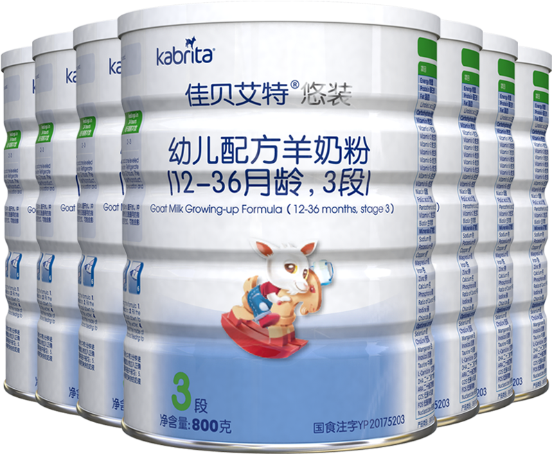 Jiabeiite Kabrita Baby Goat Milk Powder 3 Paragraphs (800x800), Png Download