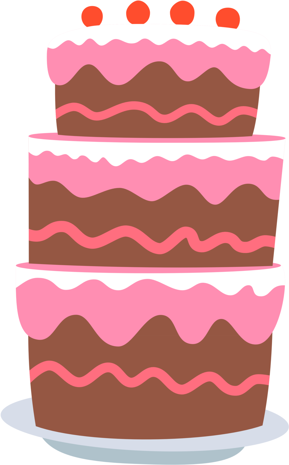 Gummy S After Birthday Party Cake By Pik (1024x1629), Png Download
