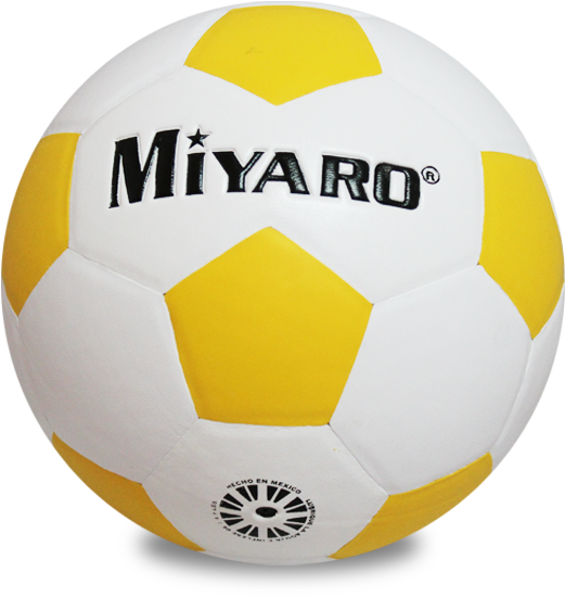 Balón Fútbol Clásico N°5 Amarillo (600x600), Png Download