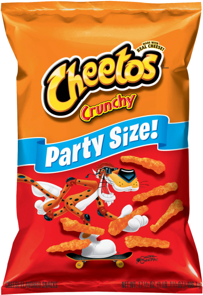 Cheetos Crunchy Pack Png Image - Hot Cheetos (500x637), Png Download