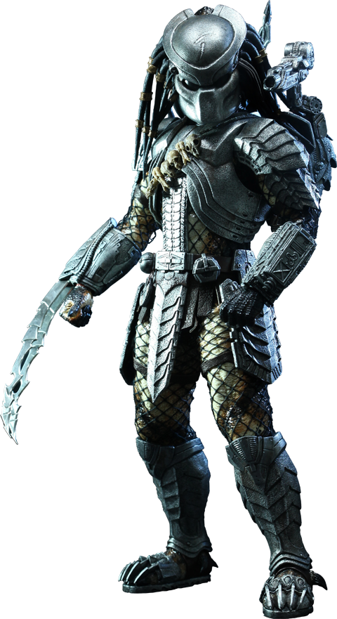902001 Product Silo - Scar Predator Alien Vs Predator Sixth Scale Figure (400x734), Png Download