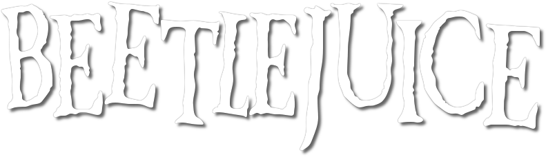 Beetlejuice Logo - Calligraphy (800x310), Png Download