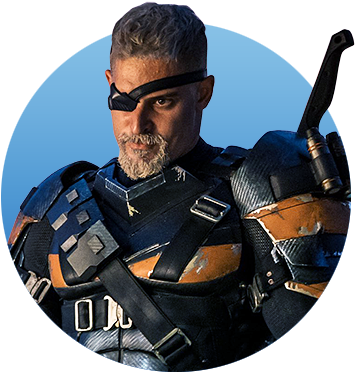 Joe Manganiello As Deathstroke Icons - Justice League Post Credit Scene (400x400), Png Download