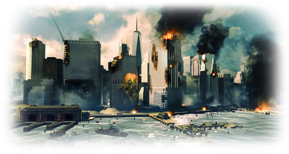 New York In Ww3 - Call Of Duty Modern Warfare 3 Wii (1000x563), Png Download