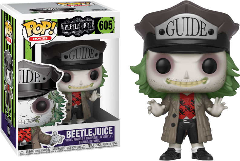 Beetlejuice Beetlejuice Guide Hat Funko Pop Vinyl Figure - Funko Pop Beetlejuice Guide (793x534), Png Download