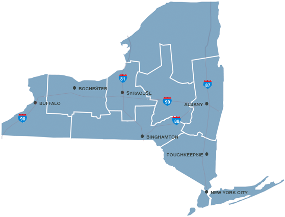 Google Maps Custom - Does New York Look Like (577x445), Png Download