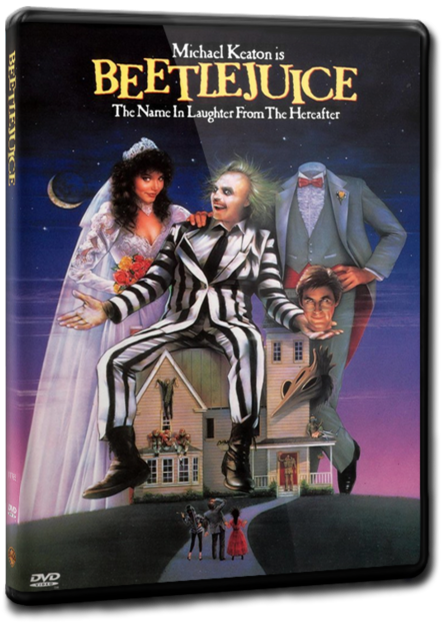 Michael Keaton And Beetlejuice Photograph - Beetlejuice Dvd Cover (470x626), Png Download