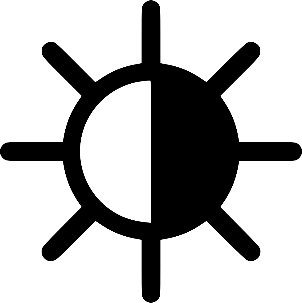 Half Black Sun - Sun God Japan Symbols (980x982), Png Download