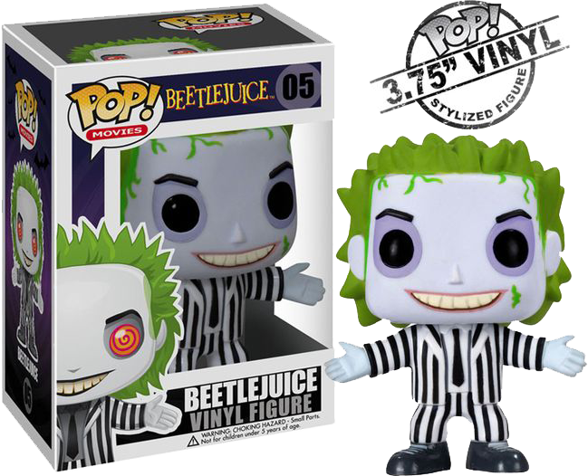 Beetlejuice- Beetlejuice - Funko Pop Beetlejuice (649x526), Png Download