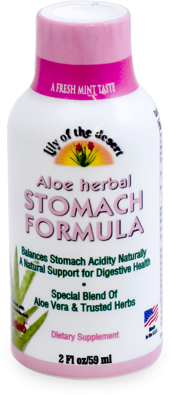 Aloe Herbal Stomach Formula Shot - Lily Of The Desert (801x1000), Png Download