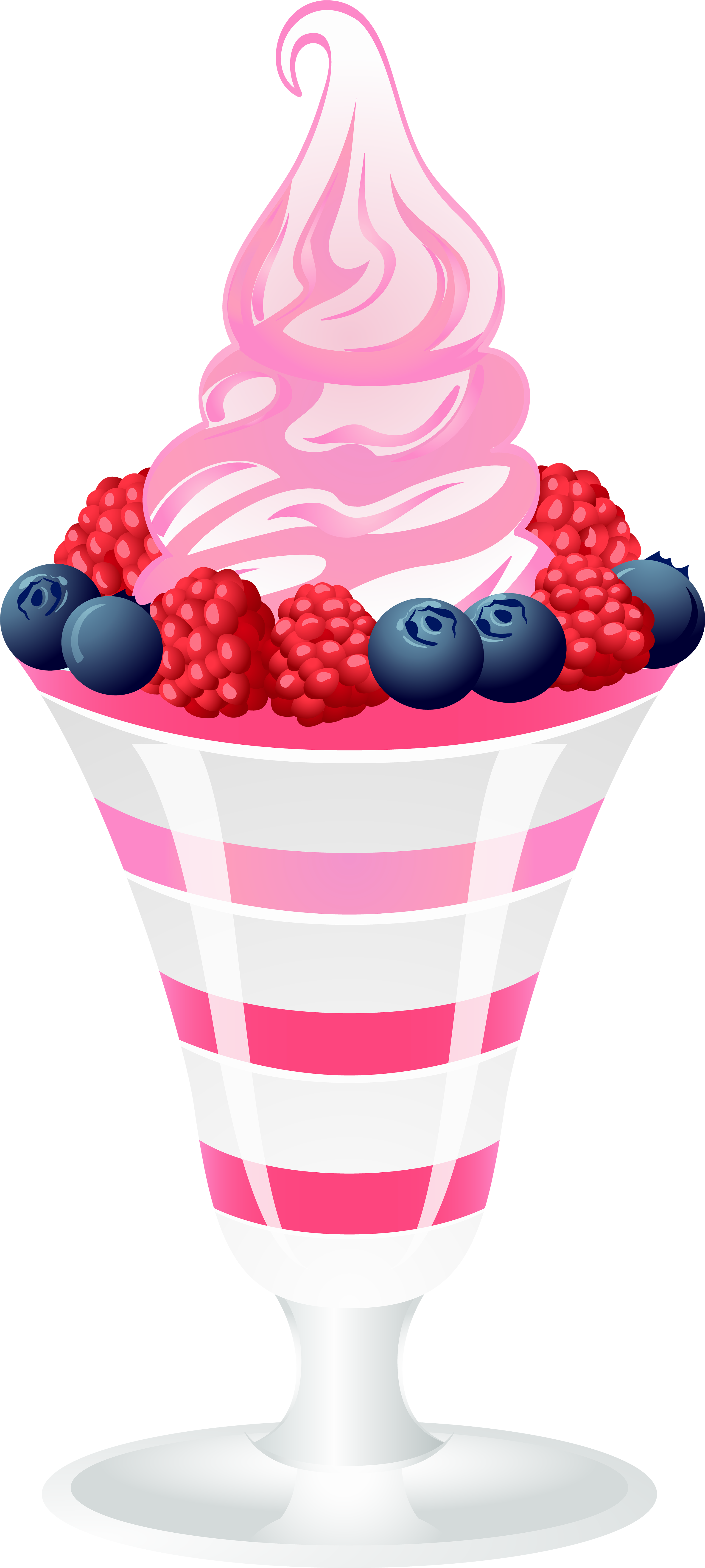 Raspberry Ice Cream Png (3219x7000), Png Download