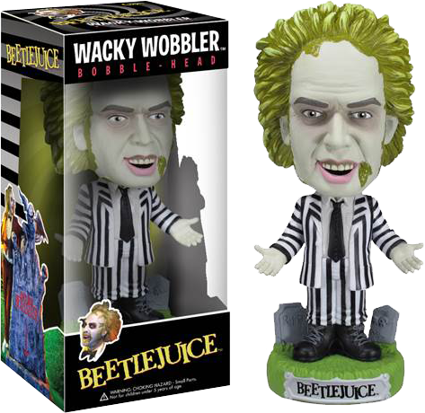 Beetlejuice Wacky Wobbler - Funko Pop Wacky Wobbler (473x460), Png Download