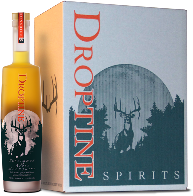 Droptine Moonshine Case 6-pack - Tennessee Whiskey (777x805), Png Download