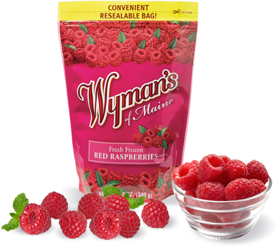 Our Raspberries Are A Delicious Way To Add A Zest To - Frozen Wild Raspberries (638x359), Png Download