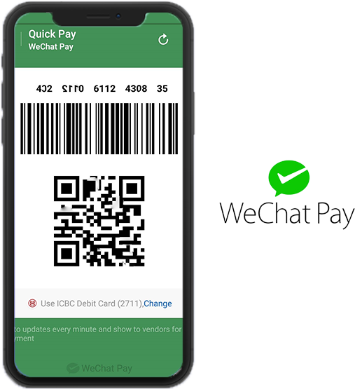Grow Your Business With Chinese Tourists With The Help - Wechat Pay On Iphone (800x600), Png Download