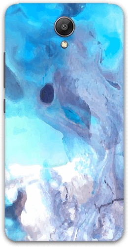 Blue Watercolor Marble Redmi Note 2 Mobile Case - Light Blue Abstract Marble Notebook: Chic Marble Design (600x600), Png Download