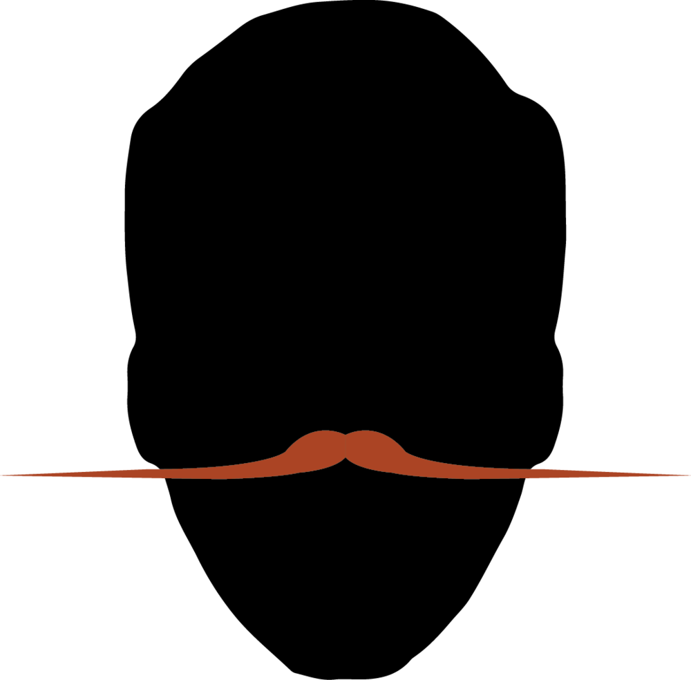 English Moustache - Moustache (1000x984), Png Download