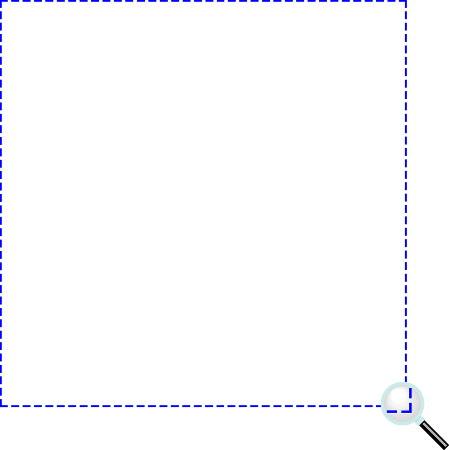 Download Magnifying Glass Border Clipart Magnifying - Symmetry (900x901), Png Download