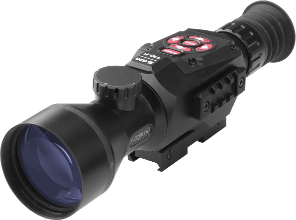 Make Your Shots At Ranges Previously Impossible With - Atn X-sight Ii Hd 5-20x Day & Night Riflescope (595x442), Png Download
