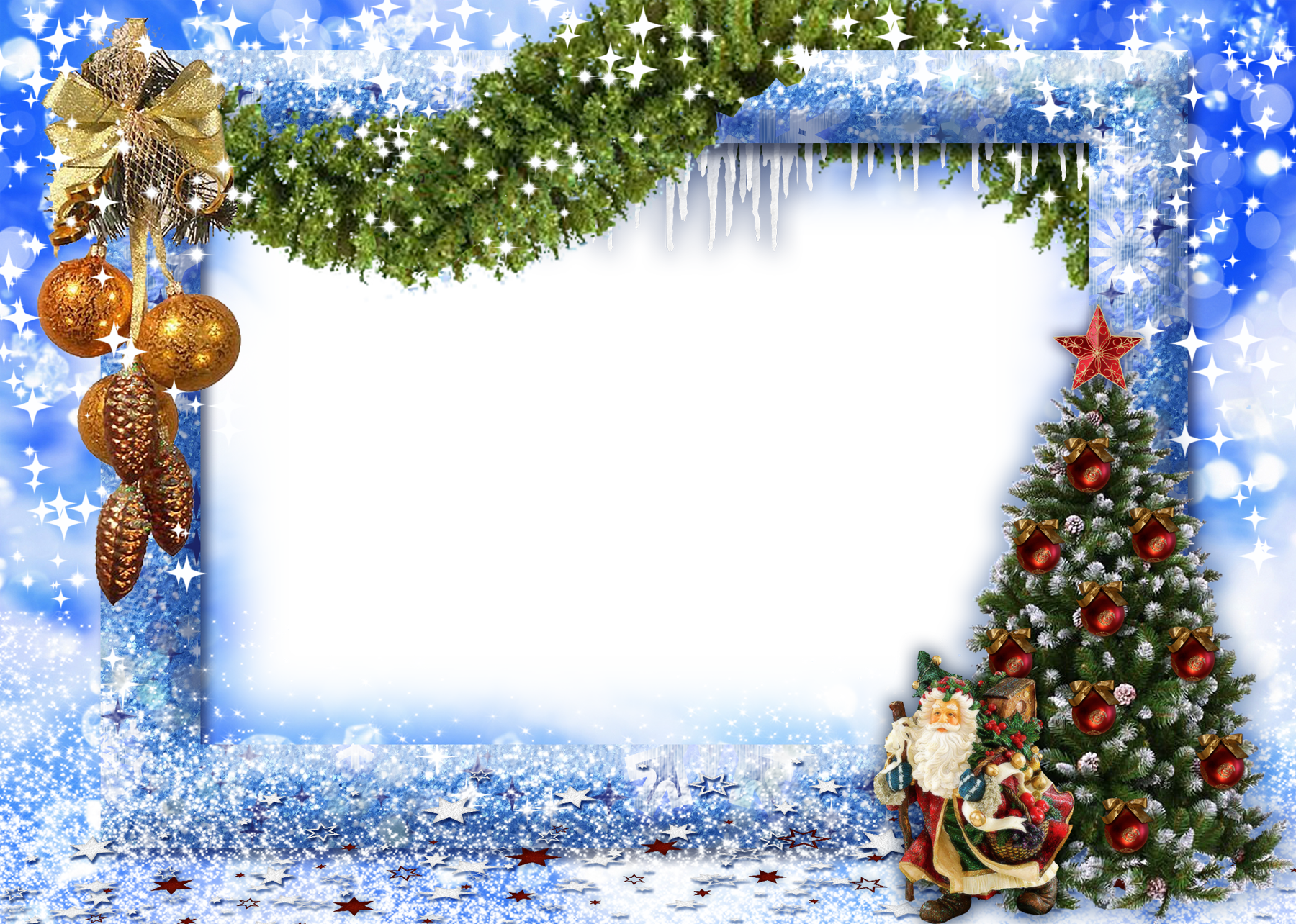 Cuadro De Selfies Navideño (1800x1284), Png Download