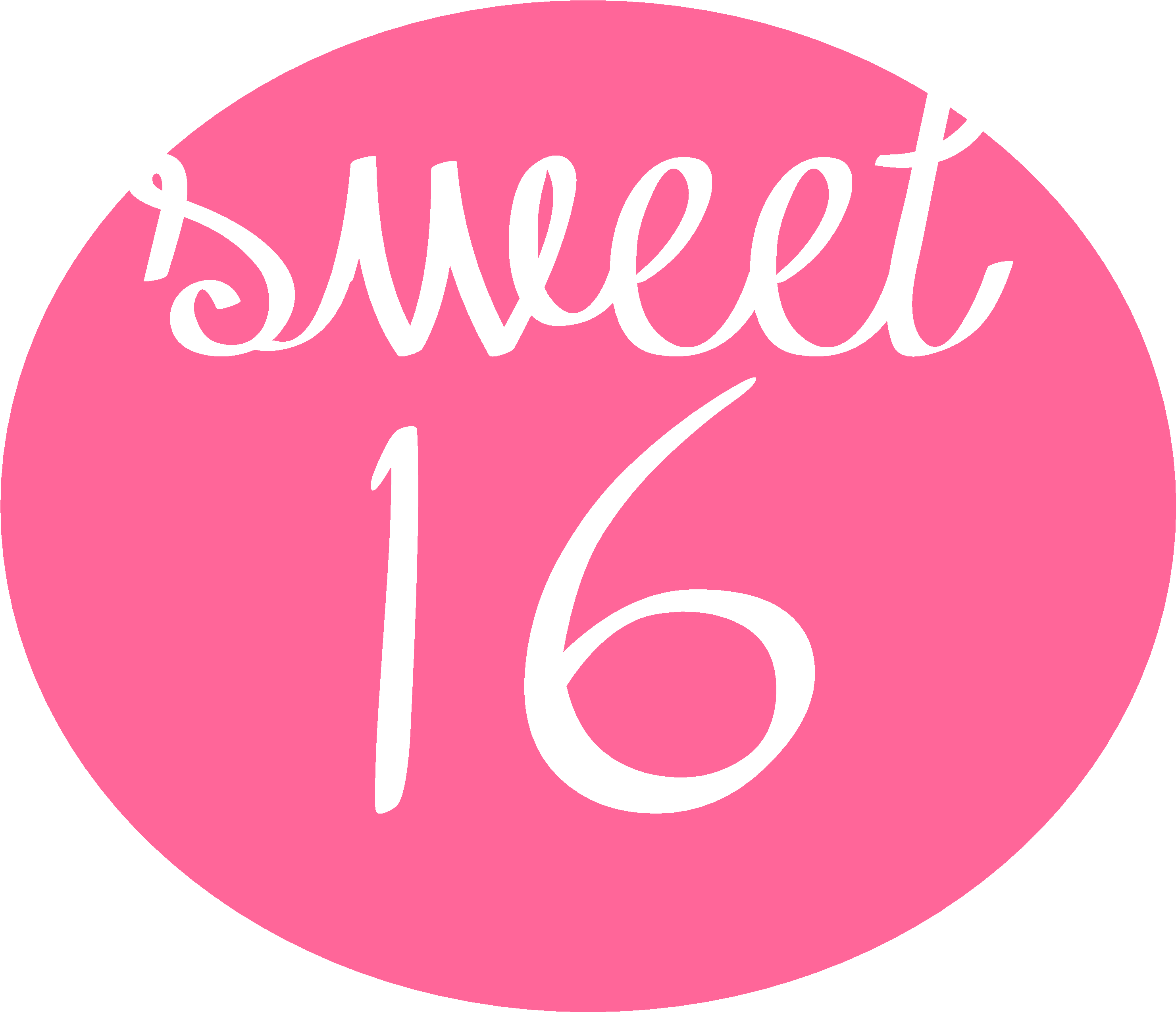 Sweet 16 Logo - 16 Sweet (3114x2926), Png Download
