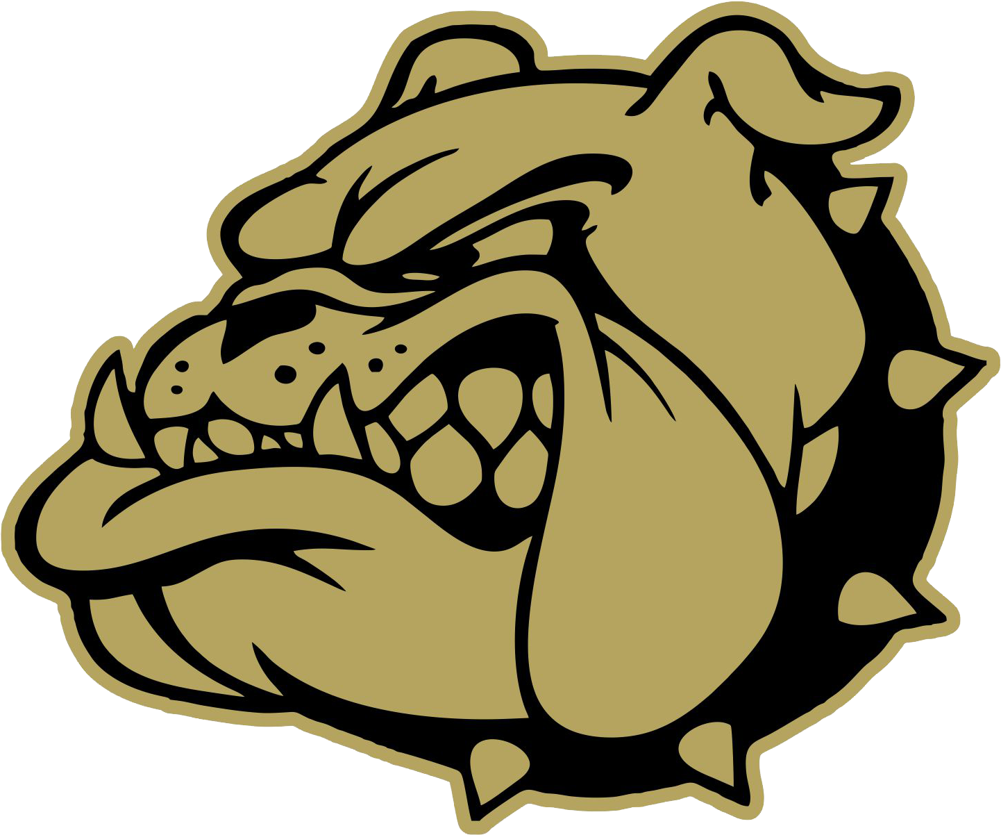 Brady Bulldogs - Bulldog High School Mascot (1498x1254), Png Download
