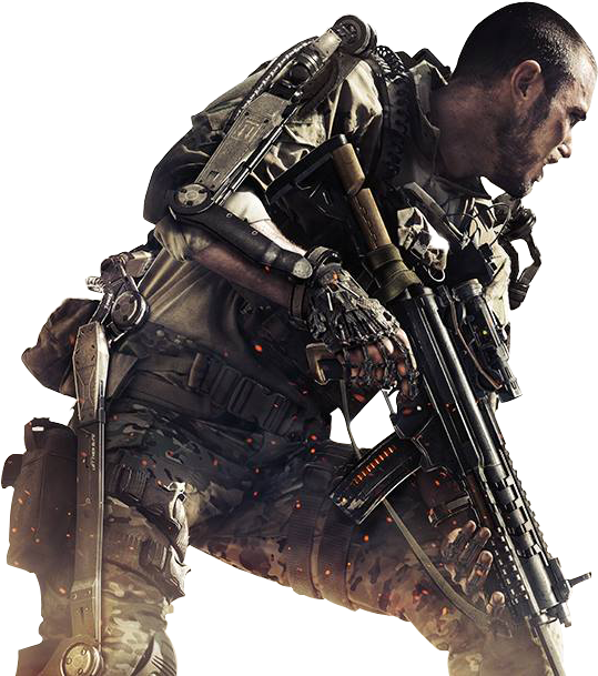 Download File - Render Call Of Duty Advanced Warfare (1702x630), Png Download