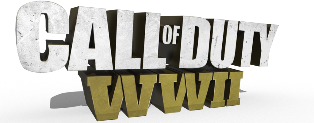 28 Aug - Cod Ww2 Logo Png (1023x422), Png Download