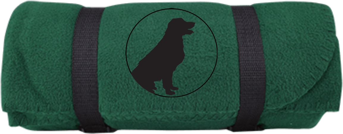 Golden Retriever Embroidered Bl-port & Co - Border Collie (1155x1155), Png Download