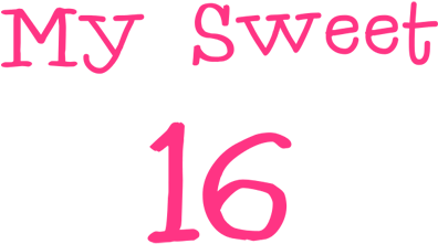 My Sweet 16 Dg0006bday - Calligraphy (395x395), Png Download
