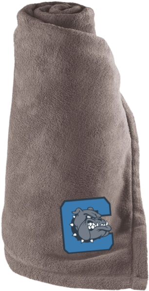 Embroidered Centennial Bulldog Logo Large Fleece Blanket - 54" X 80" Tailgate Blanket From Holloway Sportswear (600x600), Png Download