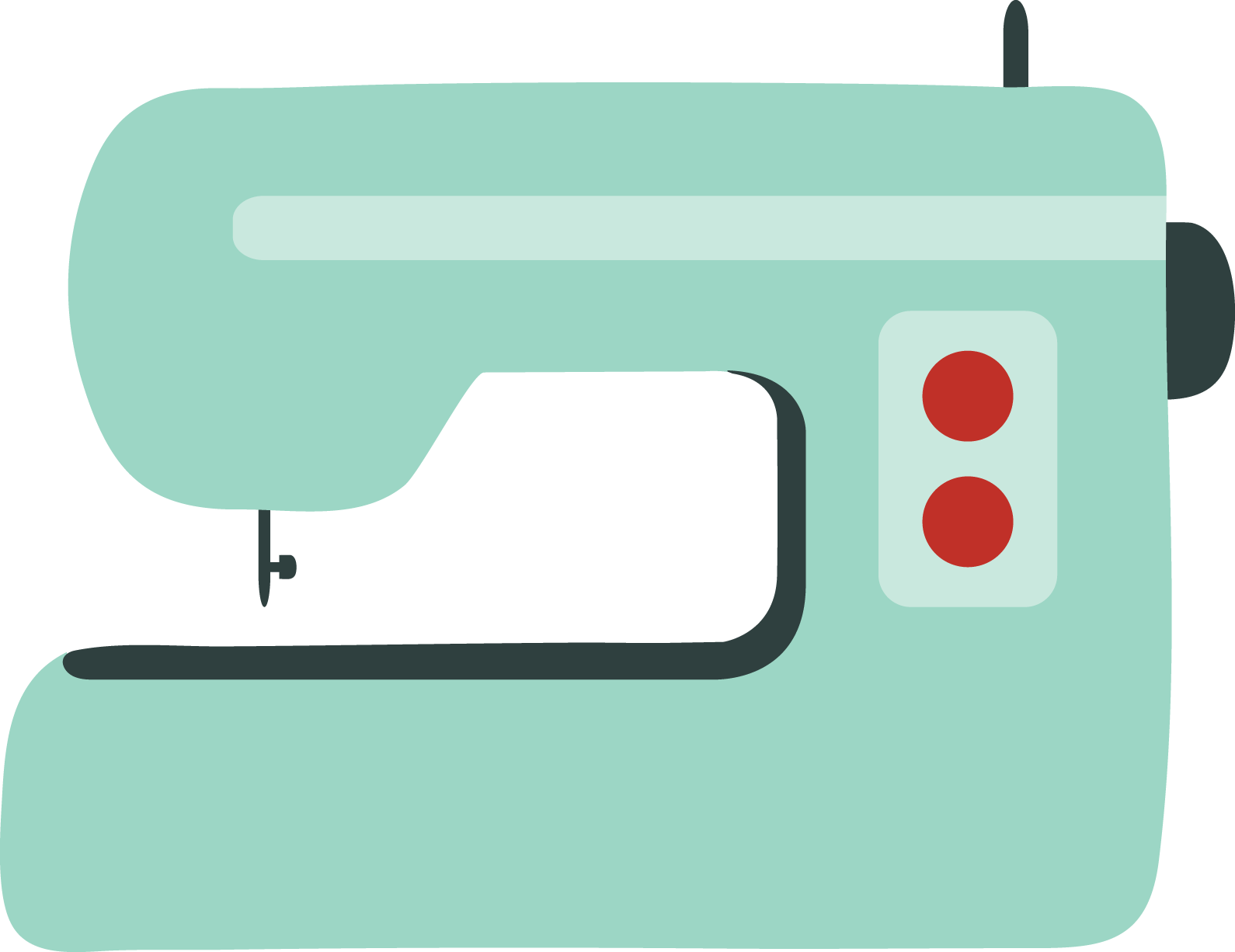 Sewing Machine Png - Sewing Machine Clipart Transparent (1193x920), Png Download