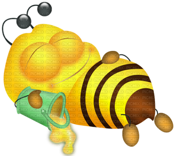 Kaz Creations Cute Bees Bee - Пчела Пнг (400x315), Png Download