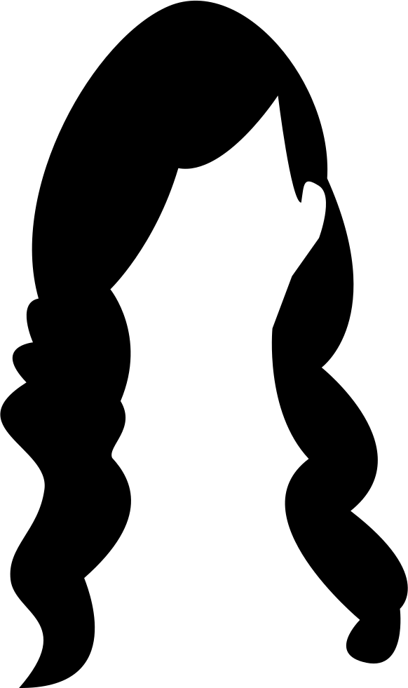 Long Female Dark Hair Comments (582x981), Png Download