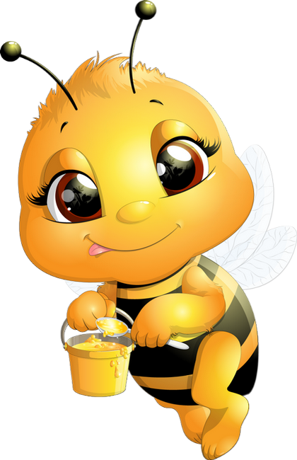 Clip Art Bee (420x650), Png Download